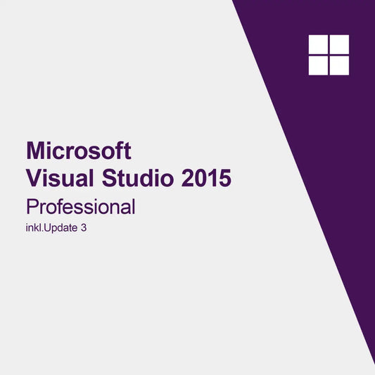 Microsoft Visual Studio 2015 Professional incl. Update 3
