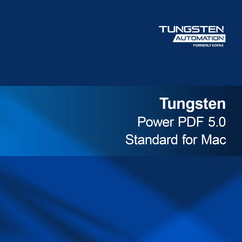 Tungsten Power PDF 5.0 Standard for Mac